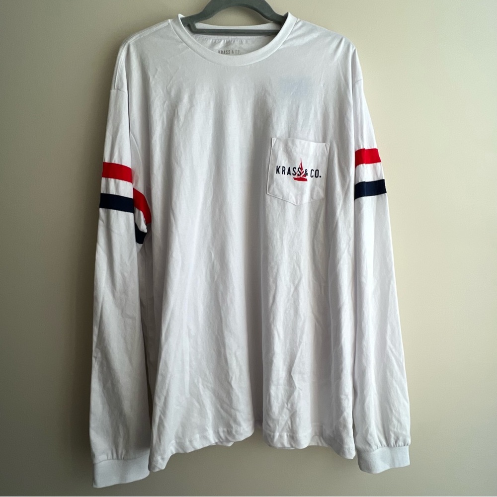 Sailboat stripe long sleeve